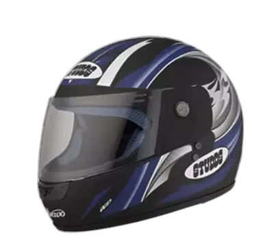 STUDDS Bravo Devil Matt Black N1 Full Face Helmet