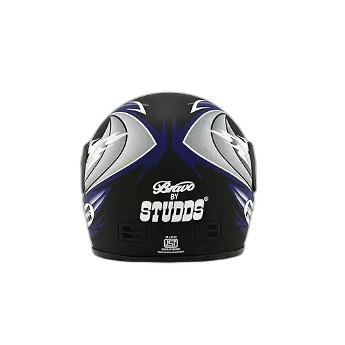 STUDDS Bravo Devil Matt Black N1 Full Face Helmet