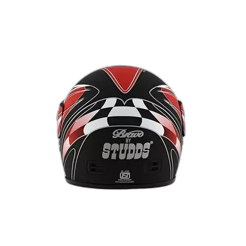 STUDDS Bravo Devil Matt Black N2 Full Face Helmet