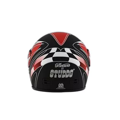 STUDDS Bravo Knight Matt Black N2 Full Face Helmet