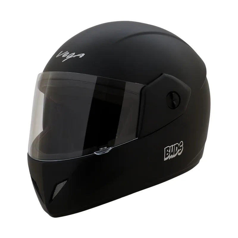 VEGA Buds Dx Dull Black Half Face Helmet
