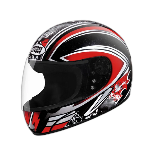 STUDDS Chrome D1 Black N2 Full Face Helmet