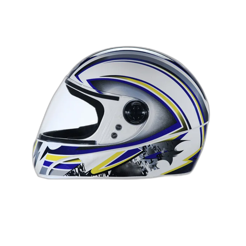 STUDDS Chrome D1 White N1 Full Face Helmet
