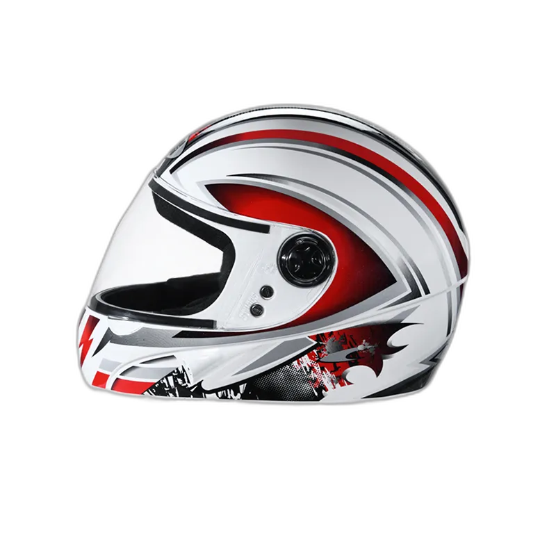 STUDDS Chrome D1 White N2 Full Face Helmet