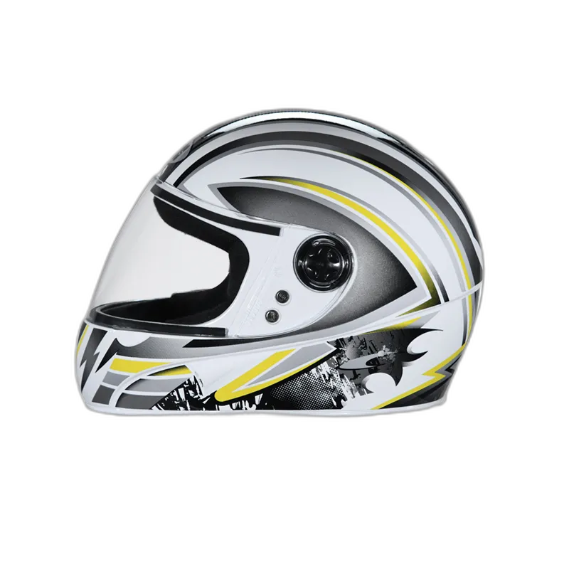 STUDDS Chrome D1 White N4 Full Face Helmet