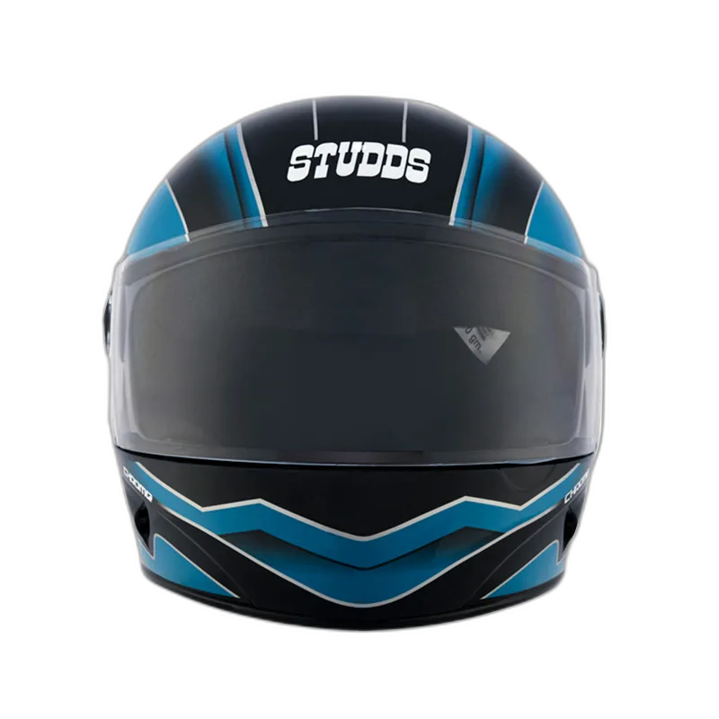 STUDDS Chrome D4 Black N1 Full Face Helmet