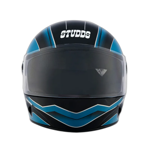 STUDDS Chrome D4 Black N1 Full Face Helmet