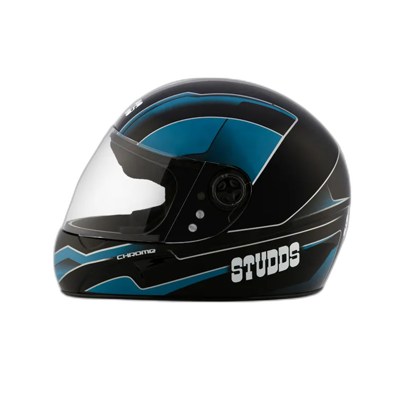 STUDDS Chrome D4 Black N1 Full Face Helmet