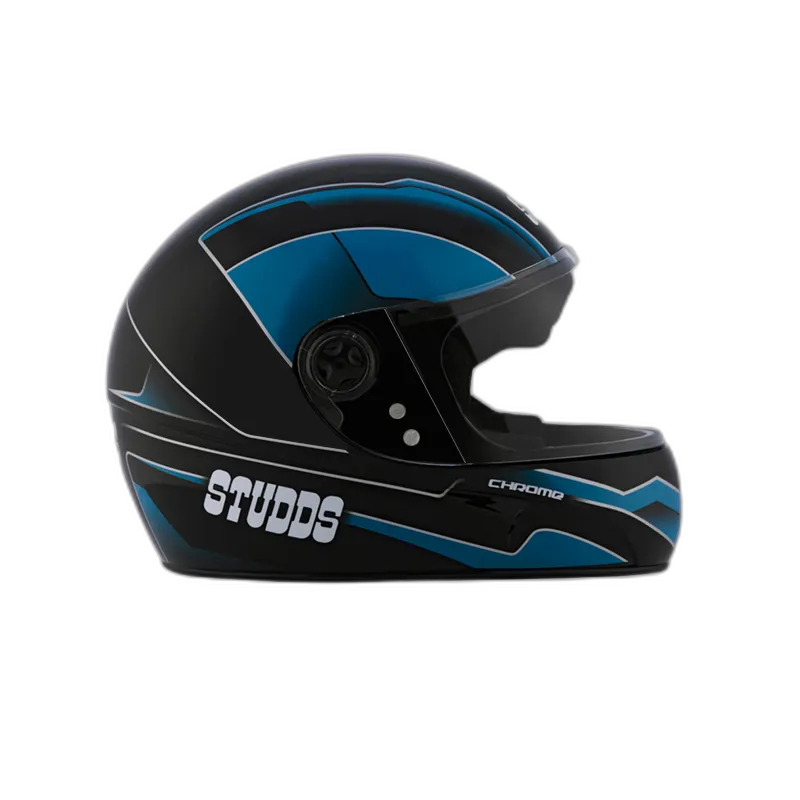 STUDDS Chrome D4 Black N1 Full Face Helmet