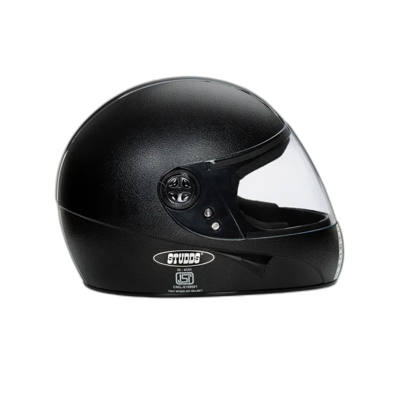 STUDDS Chrome Eco Black Full Face Helmet