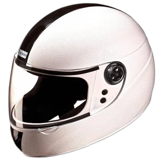 STUDDS Chrome Elite White Full Face Helmet