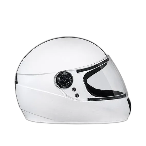 STUDDS Chrome Elite White Full Face Helmet