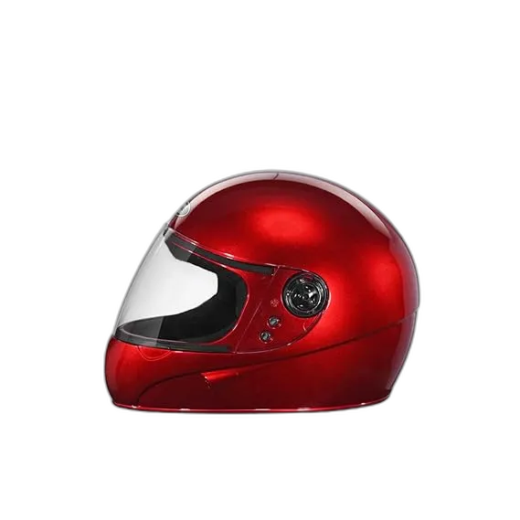 STUDDS Chrome Super Cherry Red Full Face Helmet