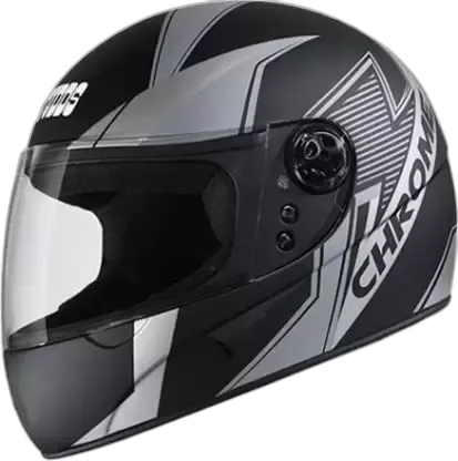 STUDDS Chrome Super D5 Black N4 Full Face Helmet