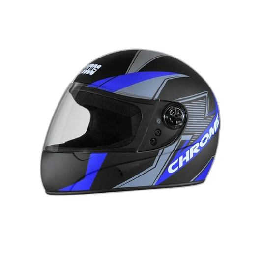 STUDDS Chrome Super D5 Matt Black N1 Full Face Helmet
