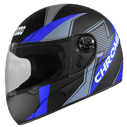 STUDDS Chrome Super D5 Matt Black N1 Full Face Helmet