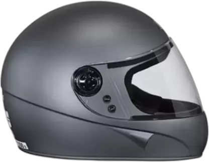 STUDDS Chrome Super Matt Gun Grey Full Face Helmet