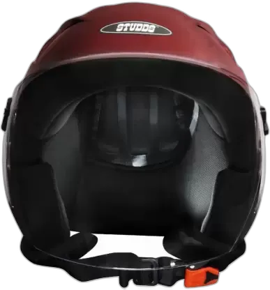 STUDDS Chrome Super Wine Red Full Face Helmet