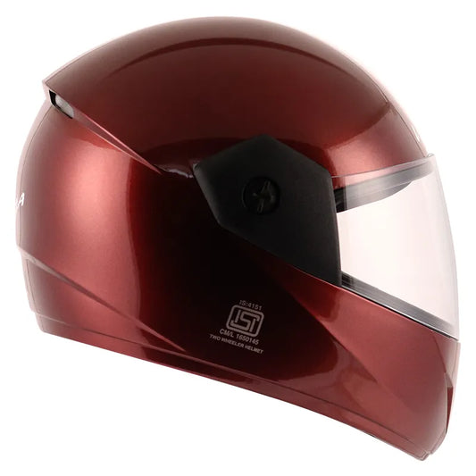 VEGA Cliff Dx Burgundy Full Face Helmet