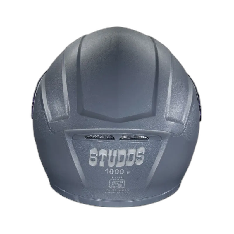 STUDDS Crest Grey Full Face Helmet
