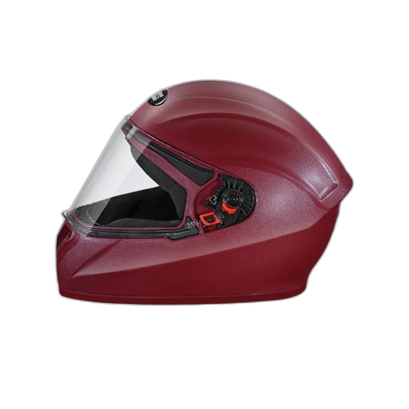 STUDDS Crest Maroon Full Face Helmet