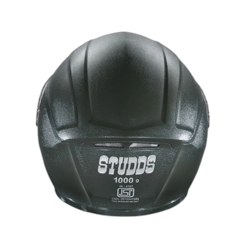 STUDDS Crest Military Green Full Face Helmet
