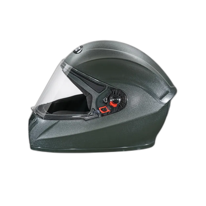 STUDDS Crest Military Green Full Face Helmet