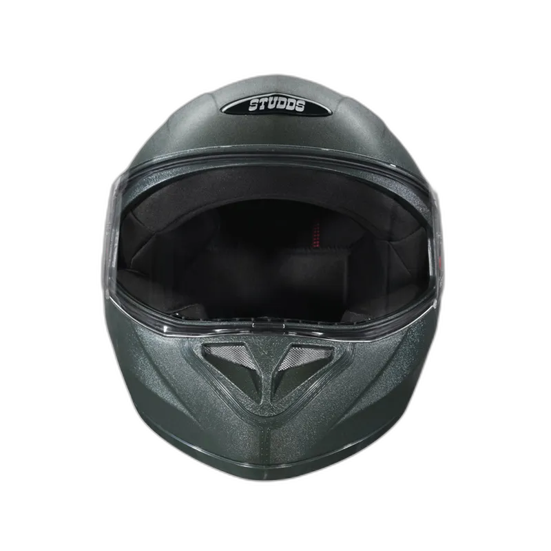 STUDDS Crest Military Green Full Face Helmet