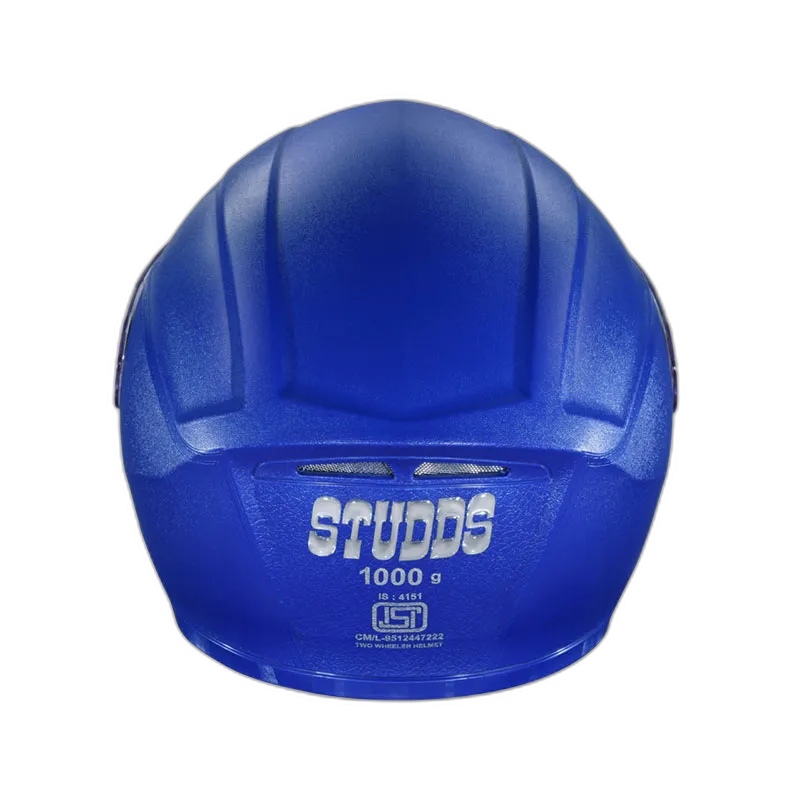 STUDDS Crest Royal Blue Full Face Helmet