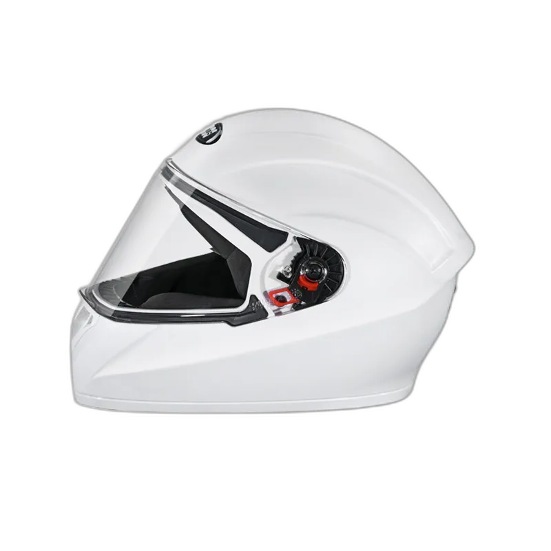 STUDDS Crest White Full Face Helmet