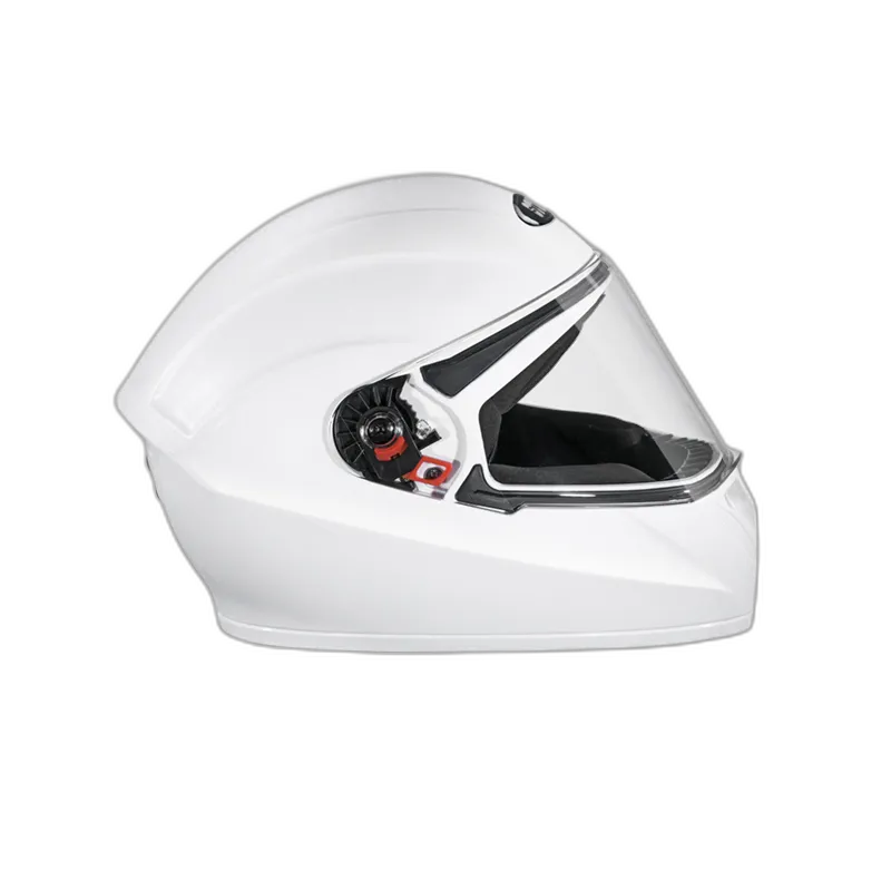 STUDDS Crest White Full Face Helmet