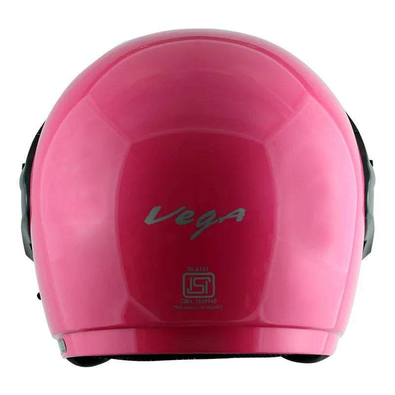 VEGA Cruiser Pink Half Face Helmet