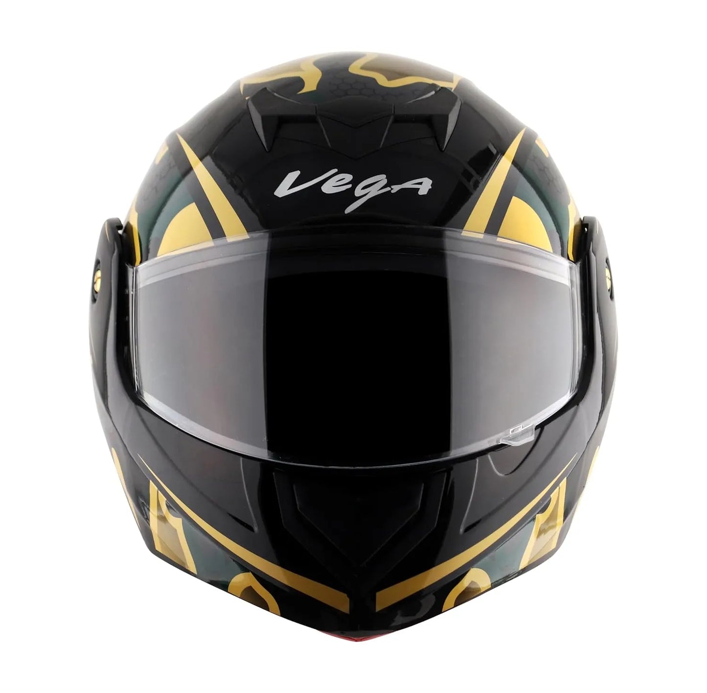 VEGA Crux Dx Fighter Dull Black Desert Storm Flip Up Helmet