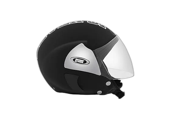 STUDDS Cub 07 Black Half Face Helmet