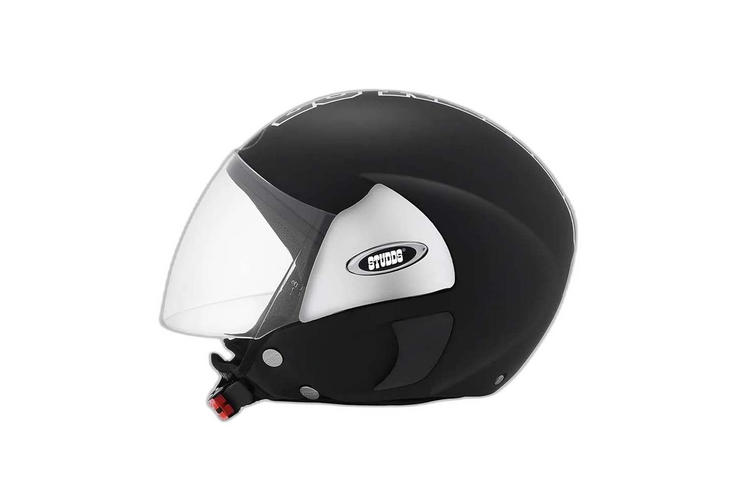 STUDDS Cub 07 Black Half Face Helmet