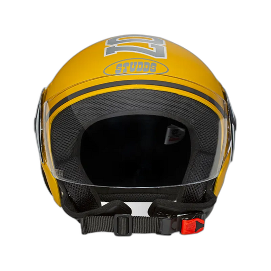 STUDDS Cub 07 Yellow Half Face Helmet