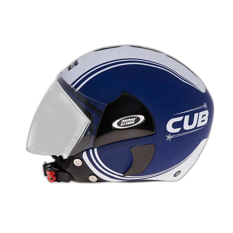 STUDDS Cub D4 Matt Blue N6 Half Face Helmet