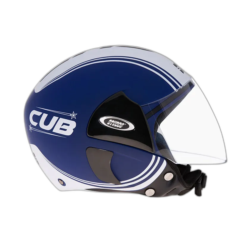 STUDDS Cub D4 Matt Blue N6 Half Face Helmet