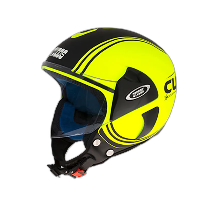 STUDDS Cub D4 Matt Neon Yellow N9 Half Face Helmet