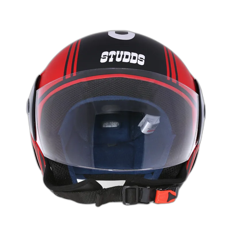 STUDDS Cub D4 Matt Red N9 Half Face Helmet