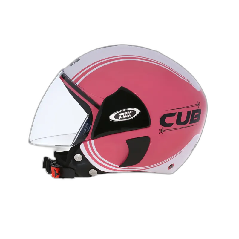STUDDS Cub D4 Pink N6 Half Face Helmet