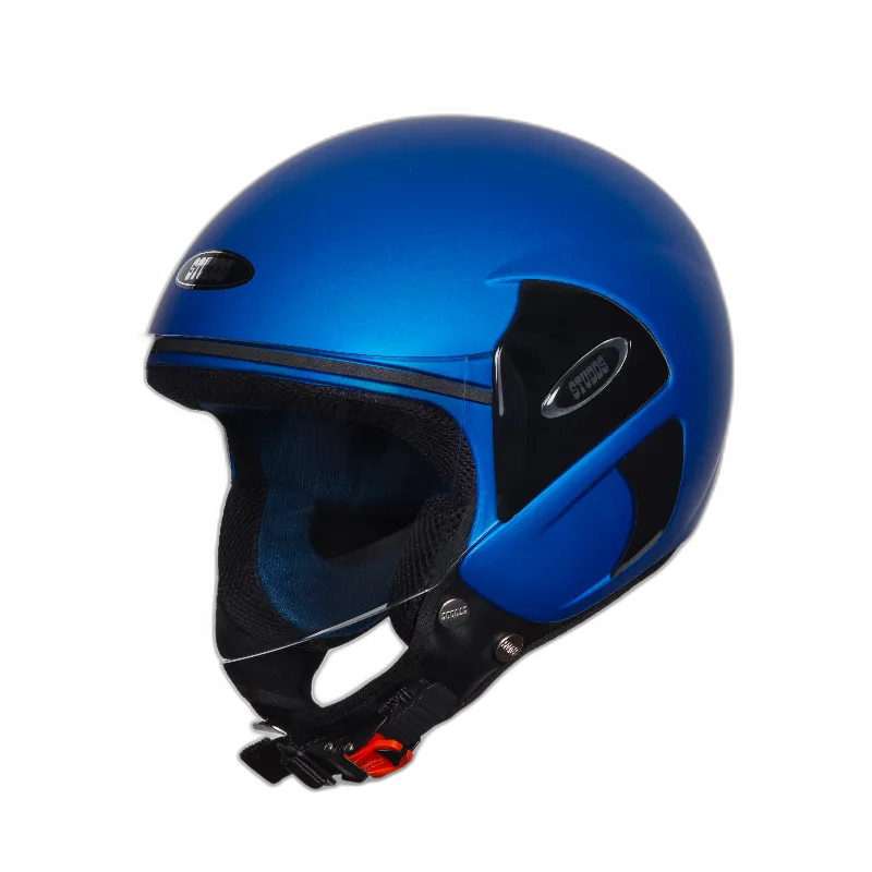 STUDDS Cub Matt Blue Half Face Helmet