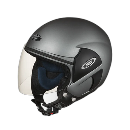 STUDDS Cub Matt Gun Grey Half Face Helmet