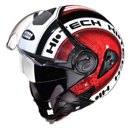 STUDDS Downtown D2 Black N2 Half Face Helmet