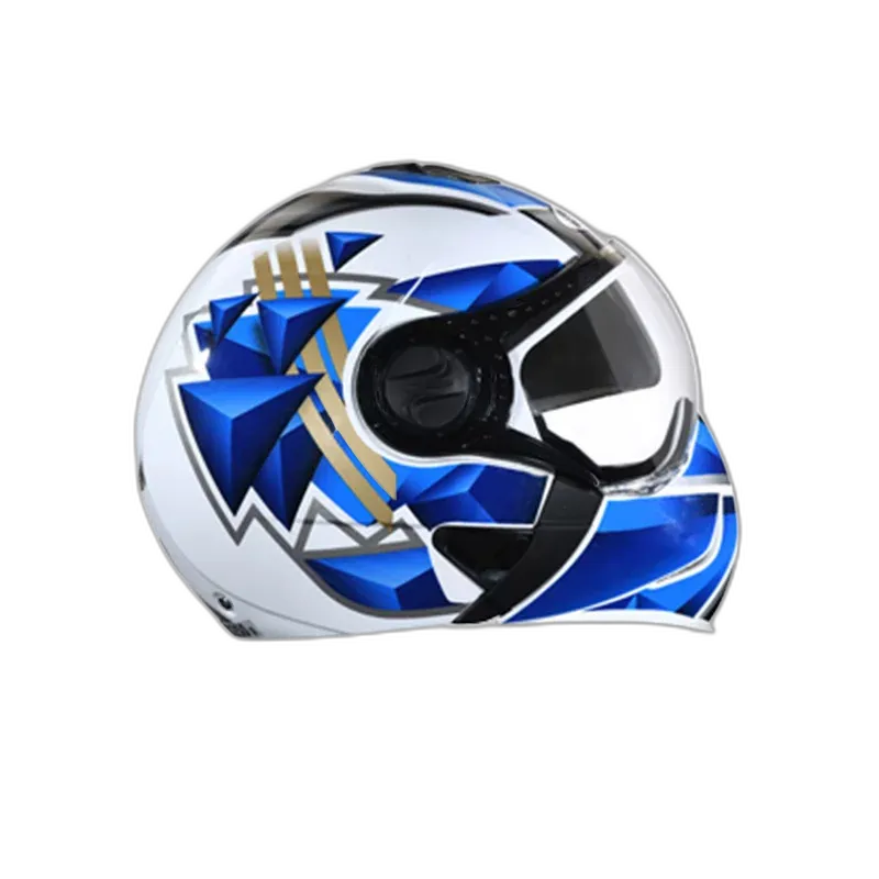 STUDDS Downtown D3 White N1 Fu Flip Up Helmet