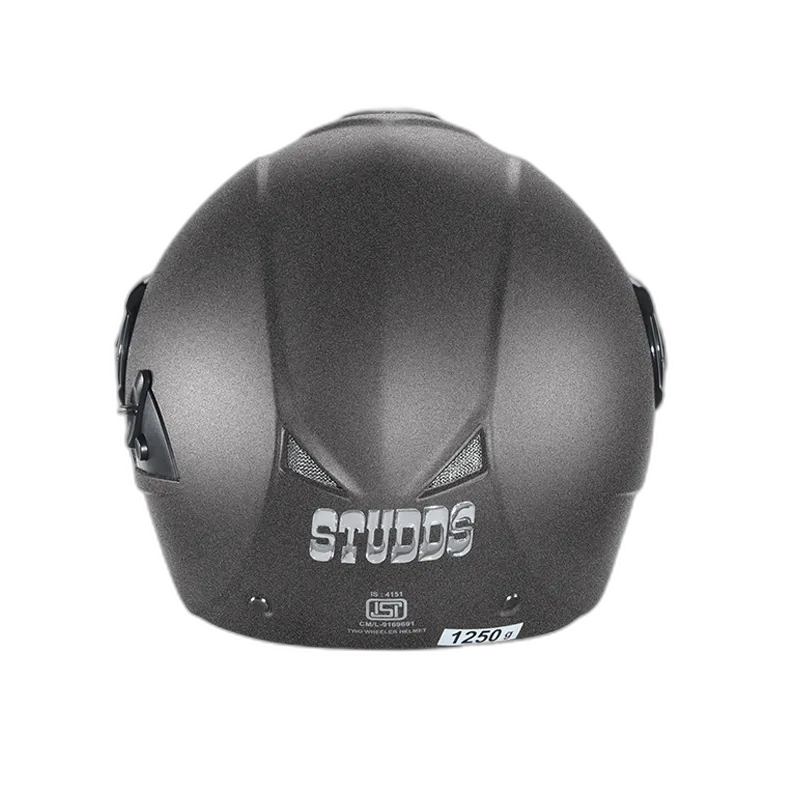 STUDDS Downtown Gun Grey Fu Flip Up Helmet