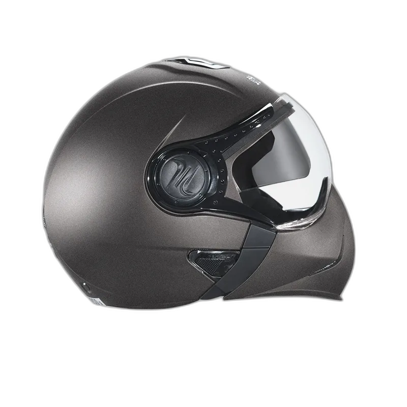 STUDDS Downtown Gun Grey Fu Flip Up Helmet
