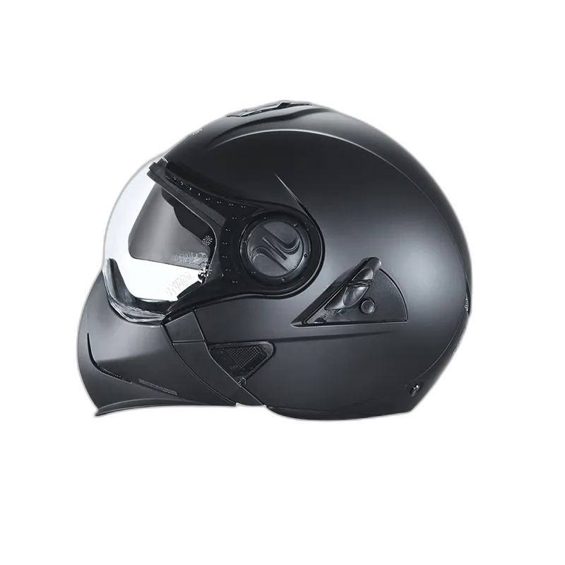 STUDDS Downtown Matt Black Fu Flip Up Helmet