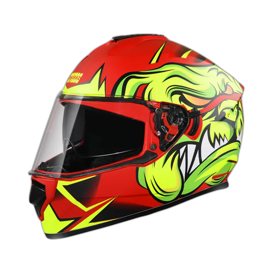 STUDDS Drifter D1 Matt Red N5 Full Face Helmet