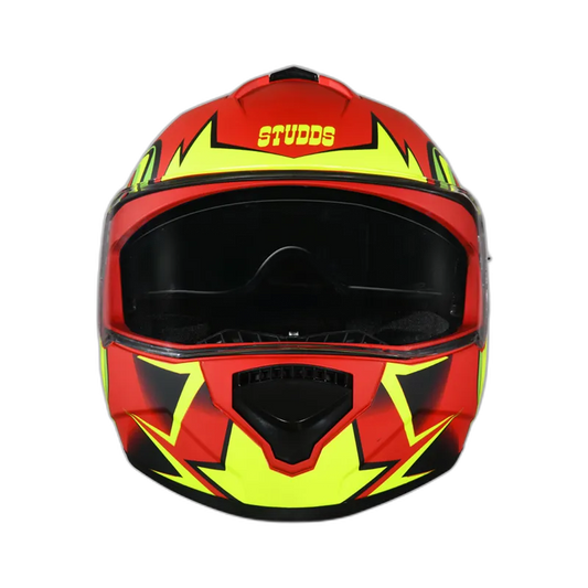 STUDDS Drifter D1 Matt Red N5 Full Face Helmet